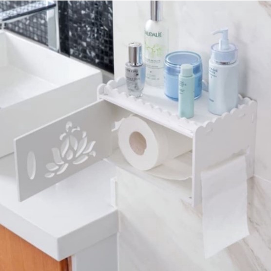 Tempat Tisu Rak Kosmetik Rak Make Up Rak Dapur Kotak Tissue / Rak gantung tisue Toilet