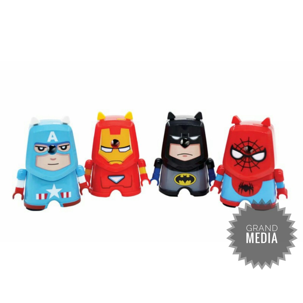 

[GRAND MEDIA] RAUTAN MEJA / SERUTAN PUTAR / RAUTAN PENSIL SUPERHERO 3027