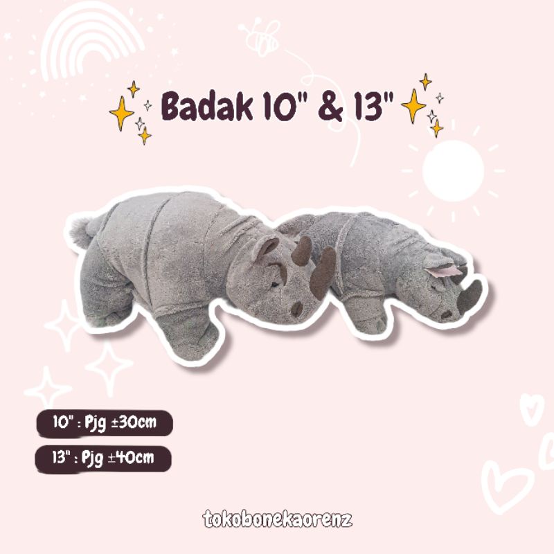 Boneka Badak | Boneka Hewan