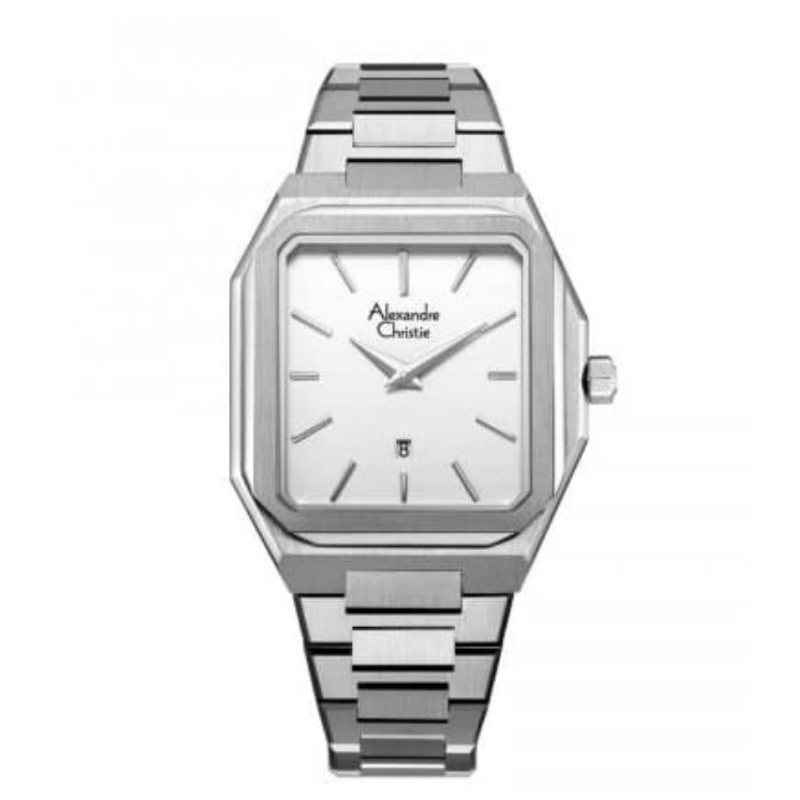 Jam Tangan Wanita Alexandre Christie AC 8601/AC8601 Silver Original