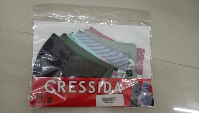 Masker Cressida Hijab 4pcs Free 2pcs