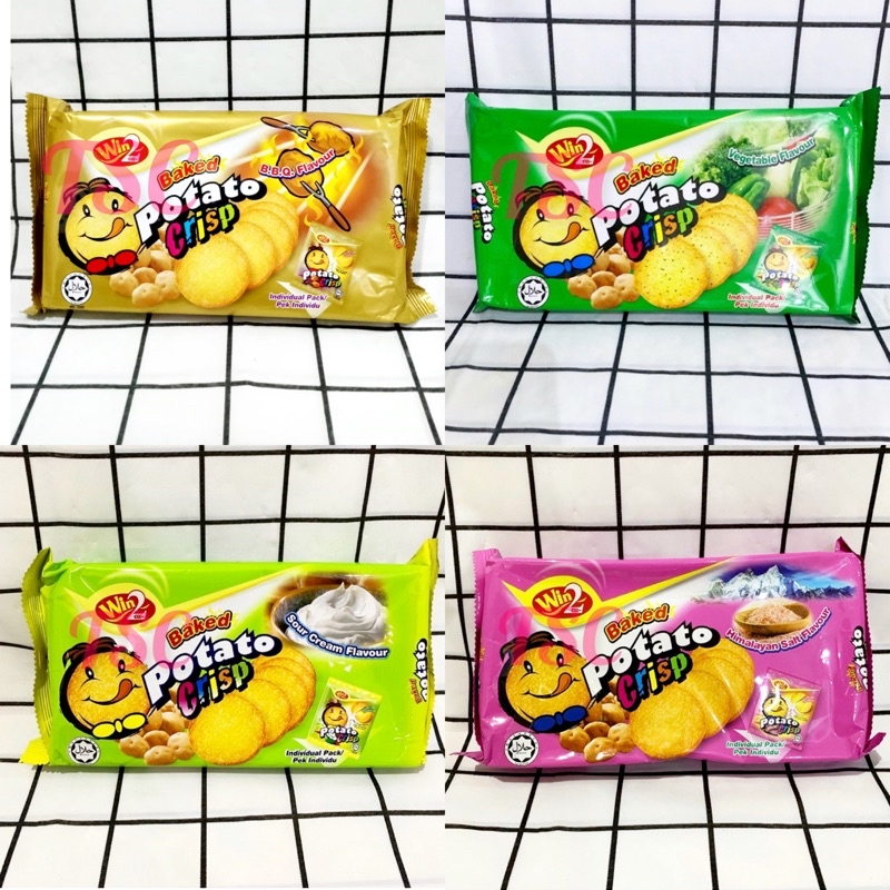 

Win2 Potato Crisp Himalaya Salt / Sour Cream / Vegetable / BBQ / Win Win / winwin
