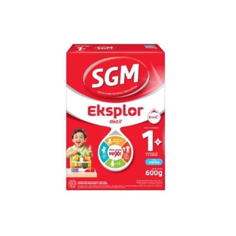 SGM Eksplor 1+ Vanilla dan Madu Susu Pertumbuhan 600gr