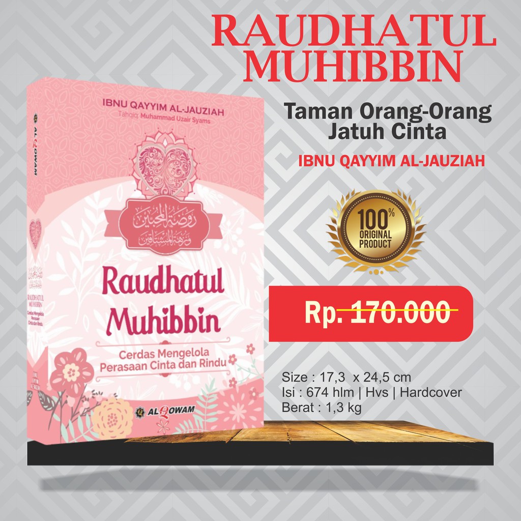 Buku Raudhatul Muhibbin - Taman Orang-orang Jatuh Cinta - Ibnu Qayyim