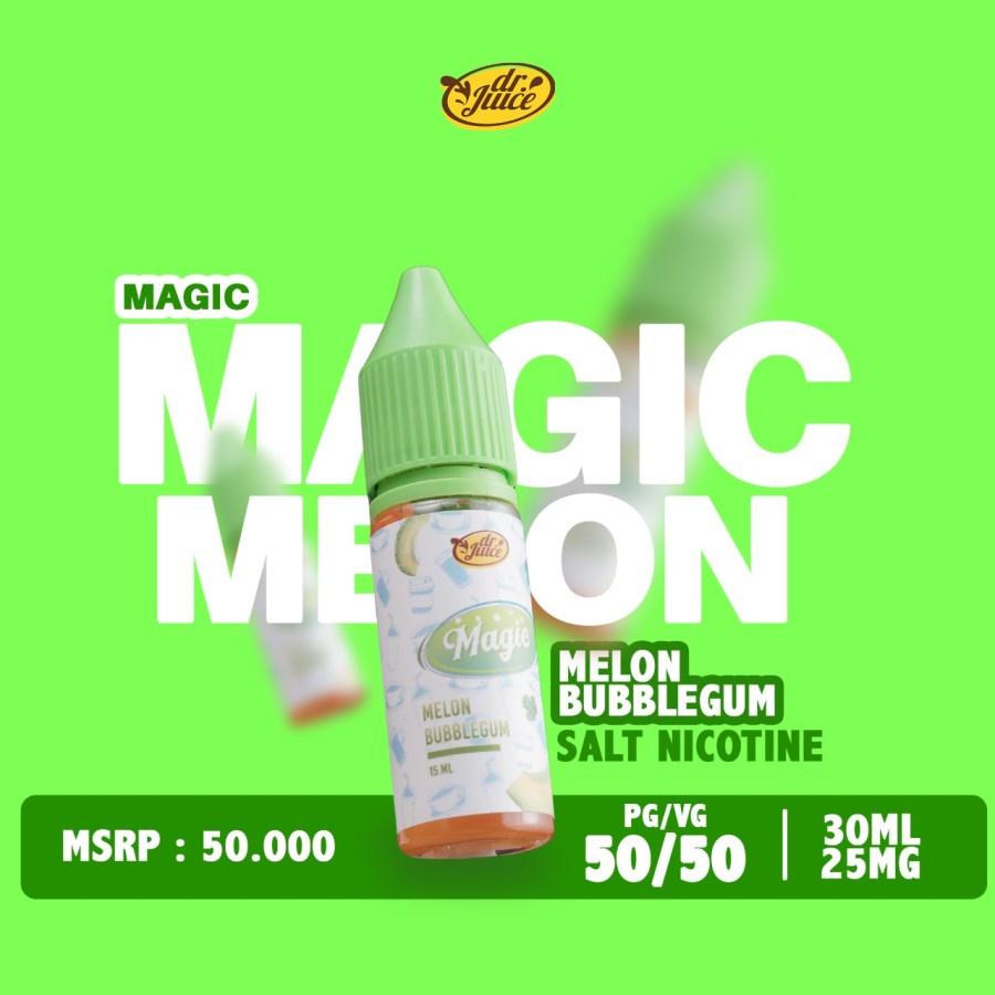 Magic Melon Bubblegum Salt Nic 15ML by Dr Juice