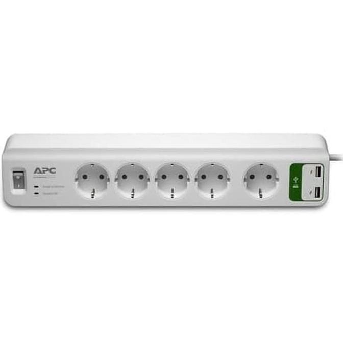 Stop Kontak Anti Petir APC by Schneider PM5UGR PM5U-GR USB Surge
