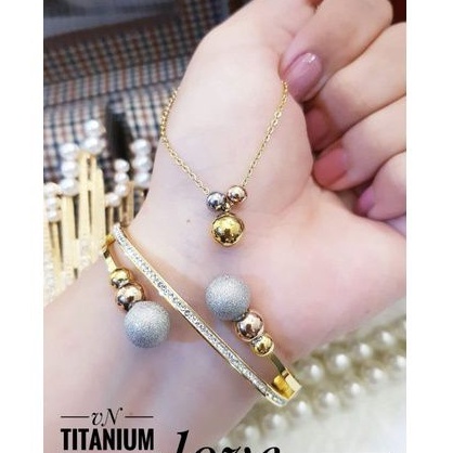 TiTanium set gelang kalung p37283949