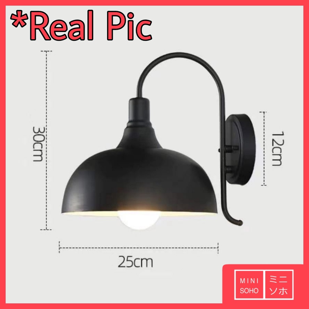 Lampu Dinding Hias Vintage Retro Cafe Industrial Vanity Light Long Tailed