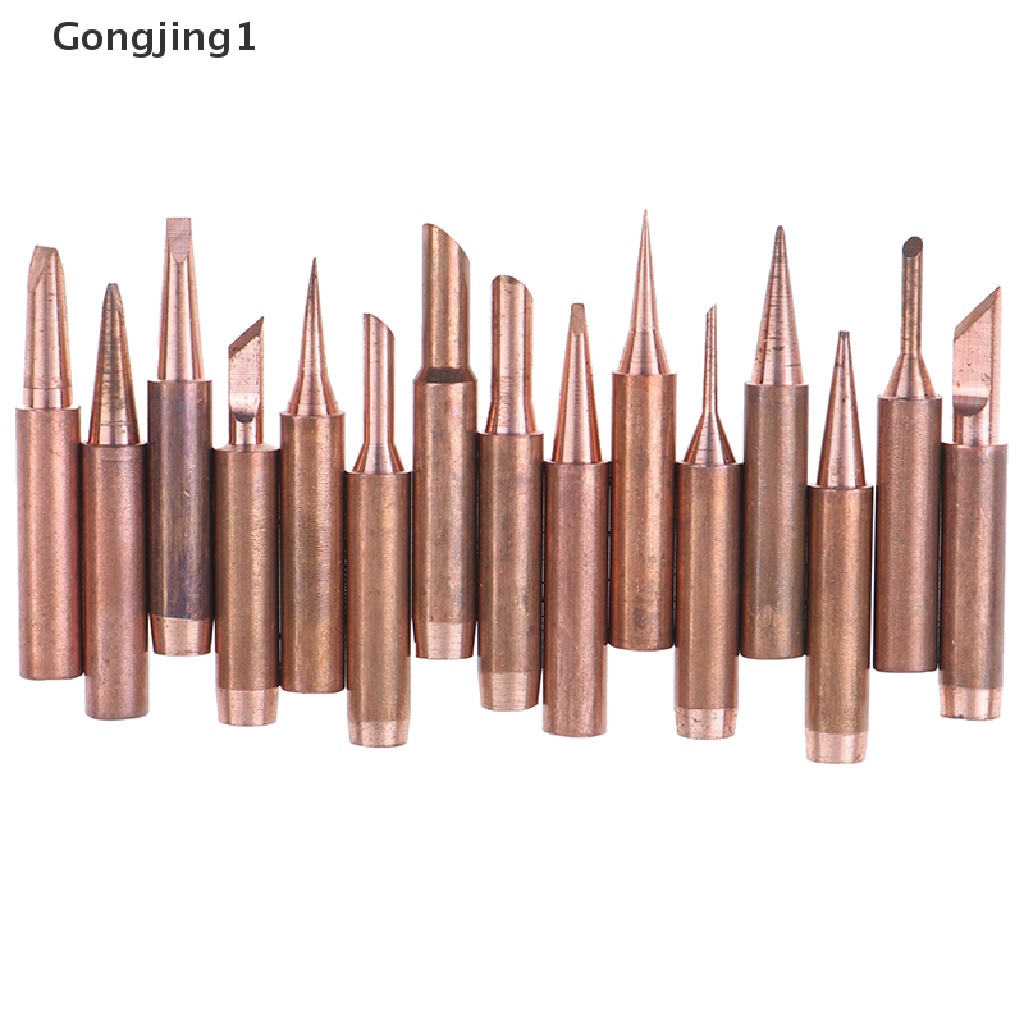 Gongjing1 10pcs / lot 900m-t-k Ujung solder Besi Tembaga Diamagnetik