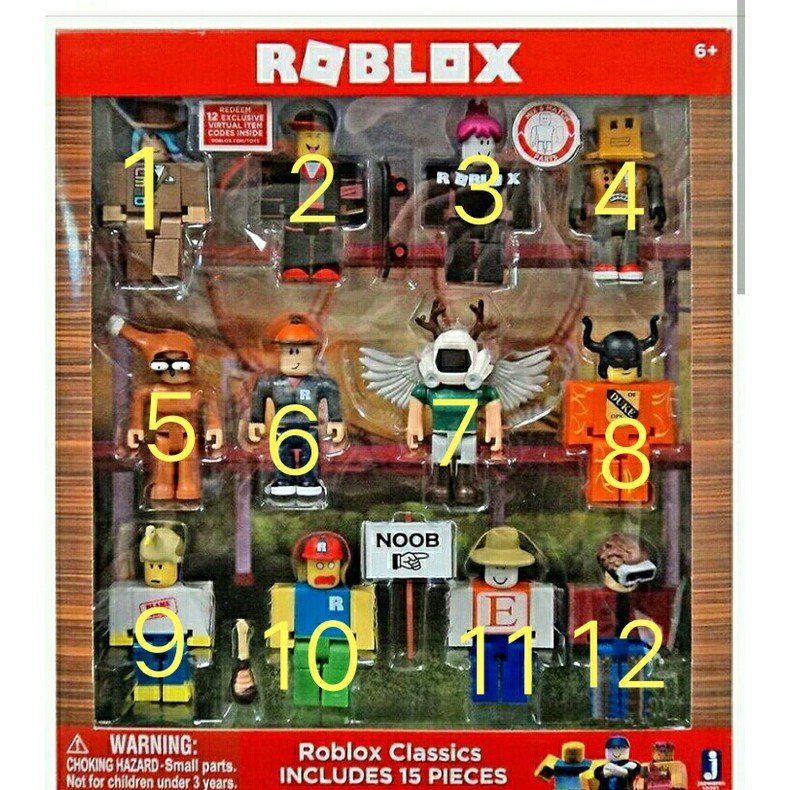 Roblox Character Dijual Satuan Action Figures M302 Shopee Indonesia - black falcons lego roblox