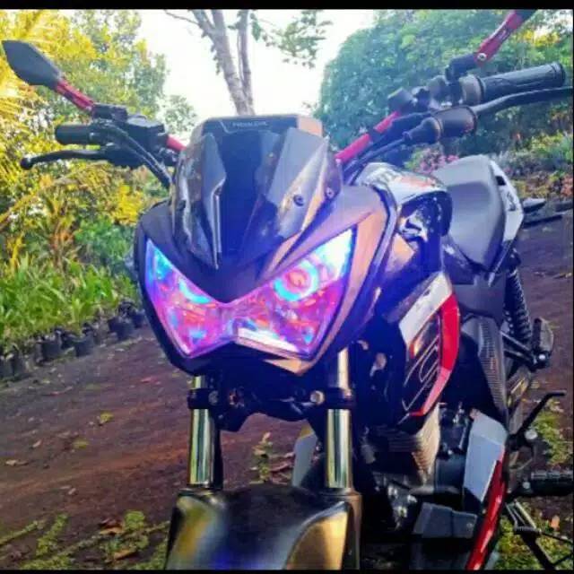 Headlamp Ninja Z 250 + Projie Red Blue Red Reflektor Plus Projie Ninja Z 250 Batok Kepala