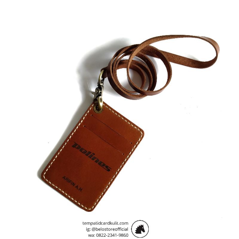 

Gantungan Id Card Kulit