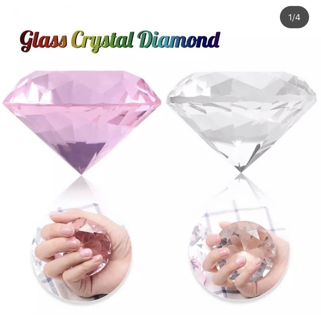 CRYSTAL DIAMOND +- 10cm / DEKORASI FOTO NAIL