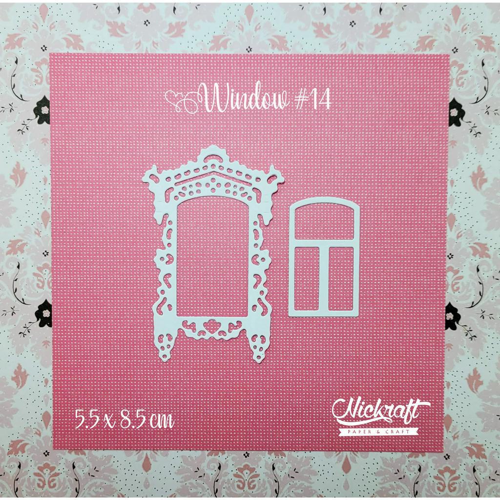 

WINDOW #14 - Die Cut Hiasan Scrapbook Jurnal Journaling Bujo Jendela