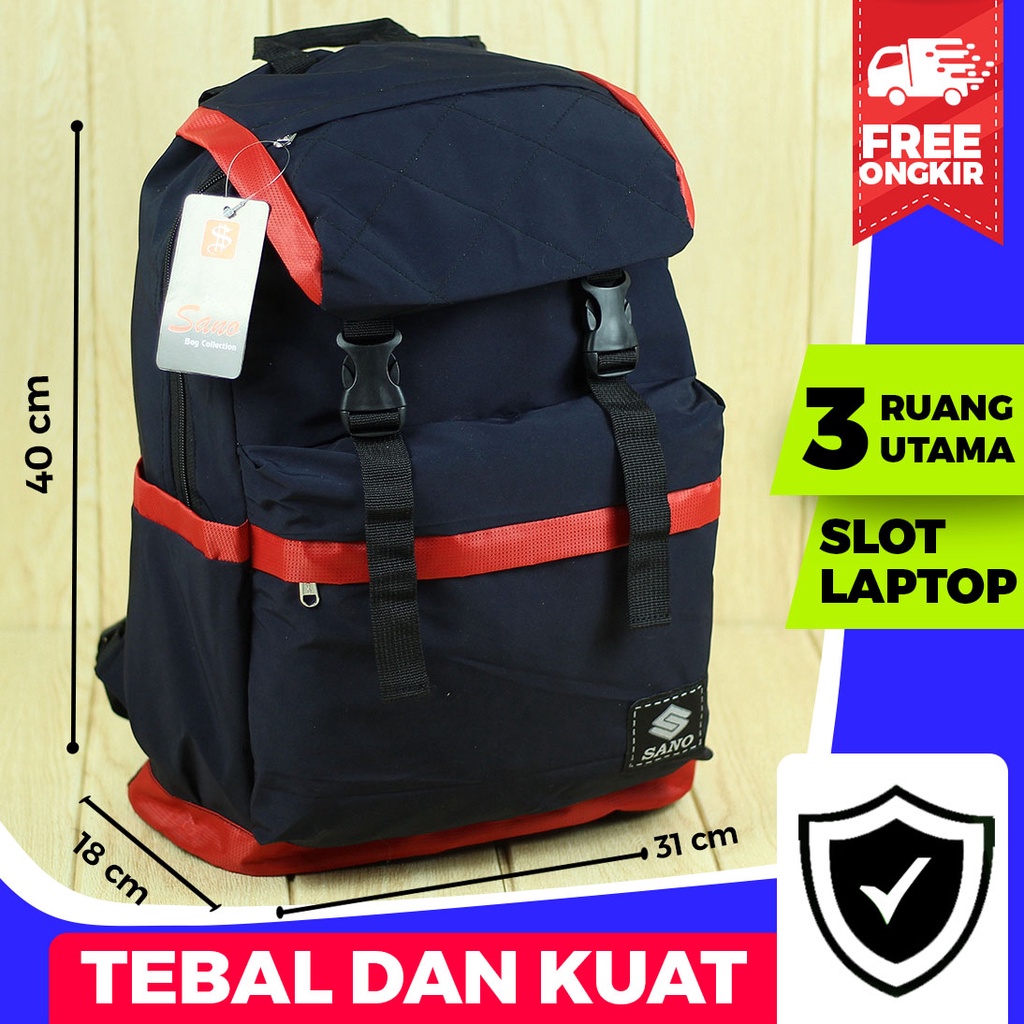 Jual Tas Ransel Gendong Punggung Gaul Distro Cewe Murah Tempat Laptop Fashion Kuat Ringan Nyaman