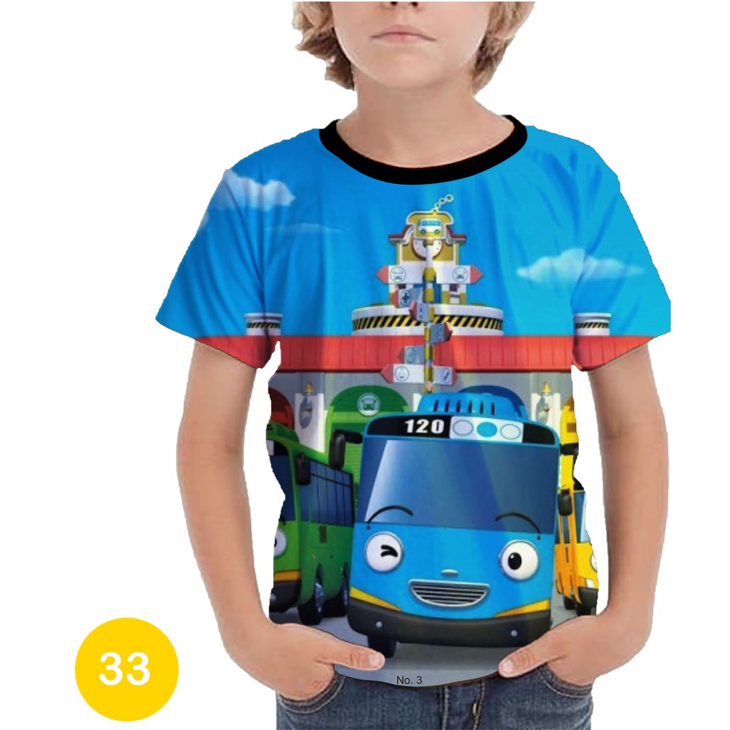 Baju Tayo the Little Bus Baju Anak Printing #33