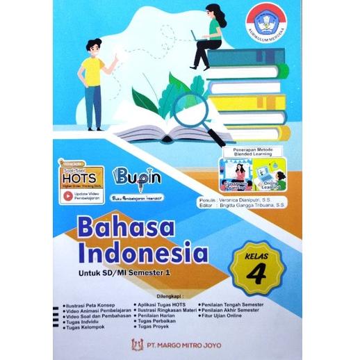 ト Baru Lks Bahasa Indonesia SD kelas 4 semester 1 l kurikulum merdeka l bupin ン