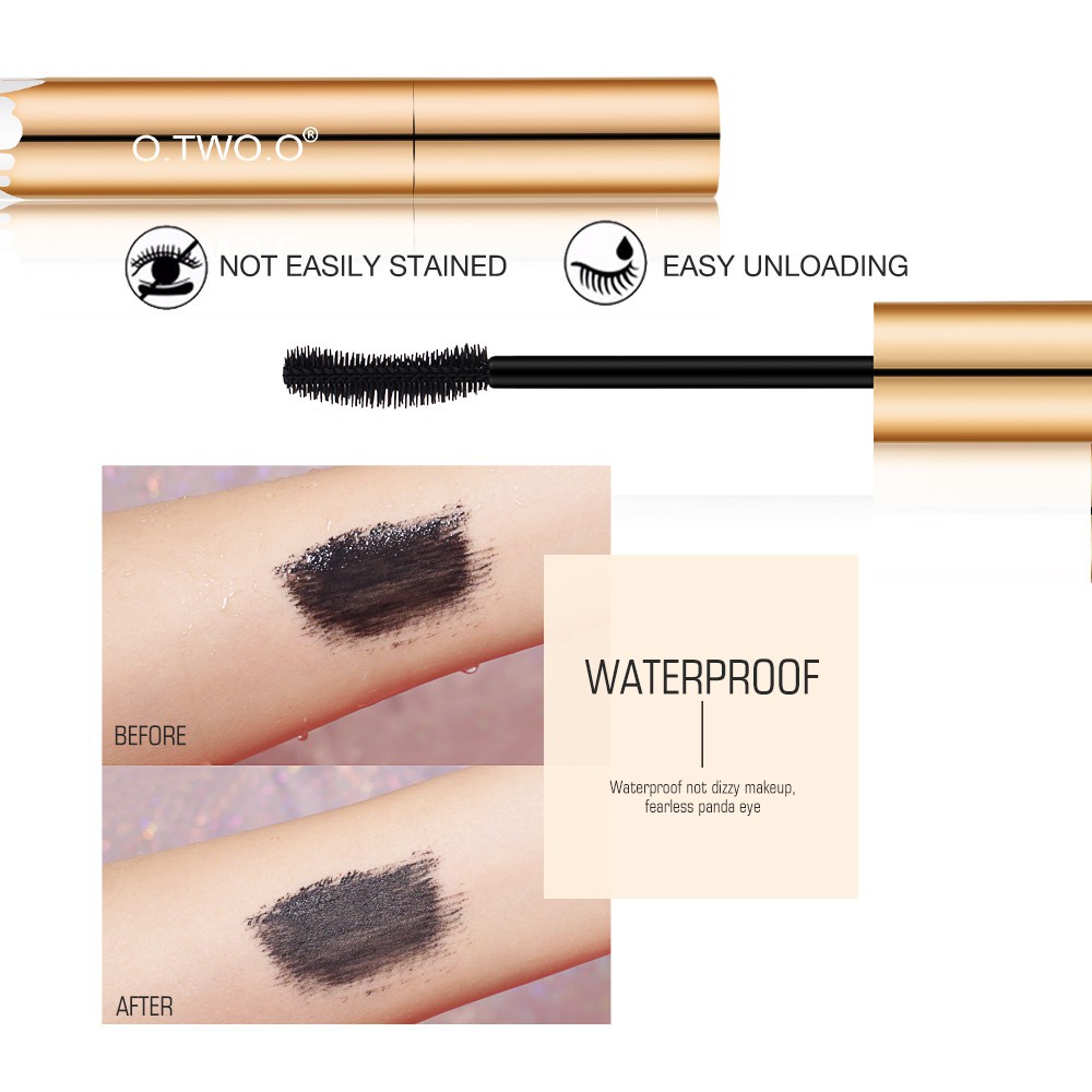 OTWOO  Oversize Volume Mascara Black Waterproof / GOLD MASCARA