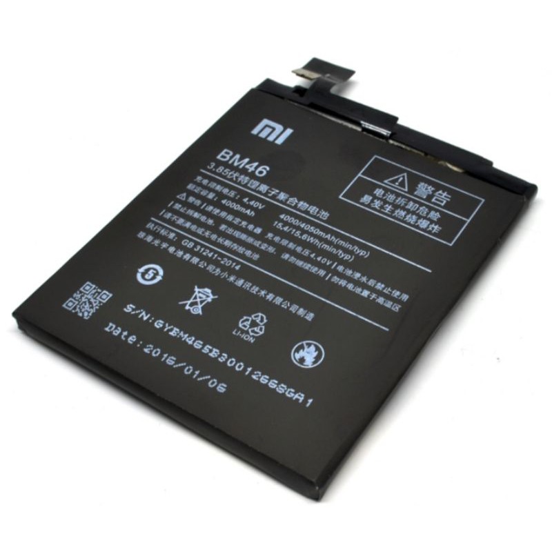 Baterai Xiaomi Redmi Note 3 BM 46