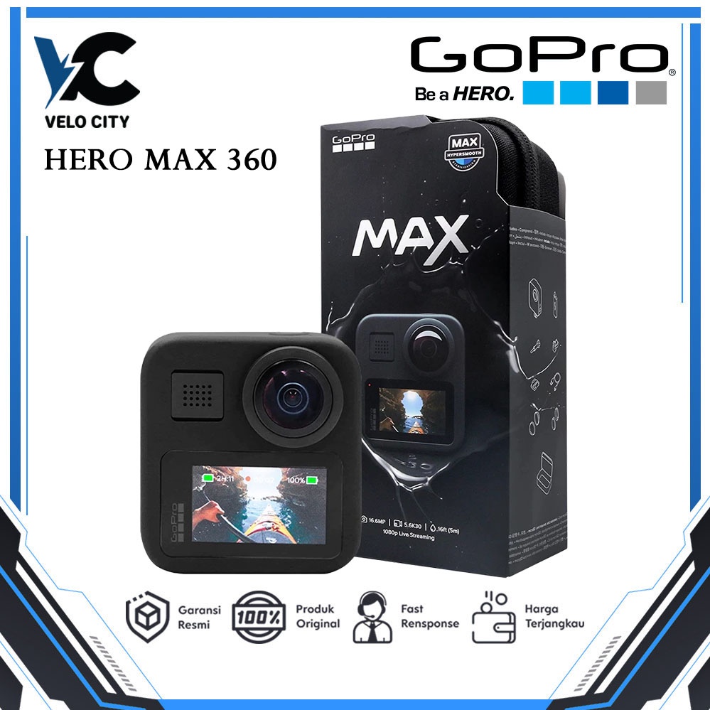 GoPro Hero MAX Original Garansi Resmi TAM 1 Tahun