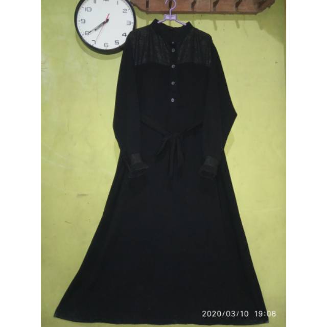 Gamis Jetblack Preloved