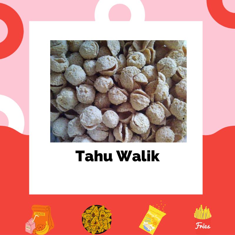 

Kerupuk Tahu Walik - Keripik Tahu Walik Kering Gurih Renyah - Snack Cemilan Kiloan