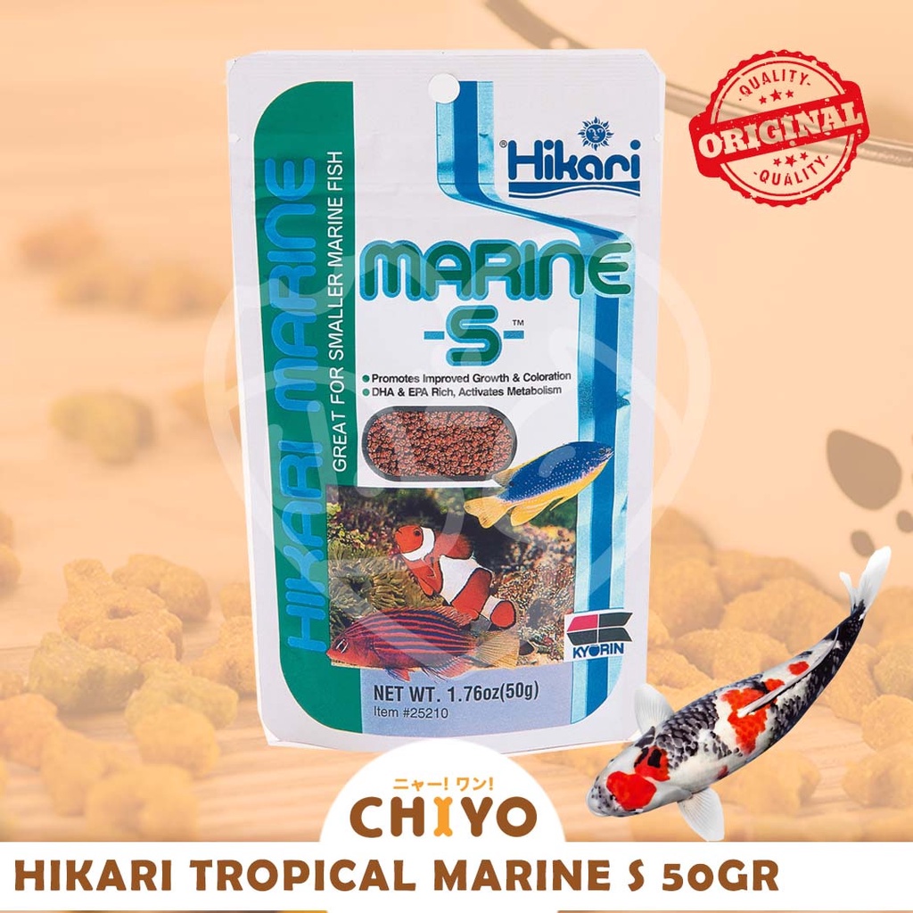 HIKARI TROPICAL MARINE S 50GR [ MAKANAN IKAN LAUT KARNIVORA ]