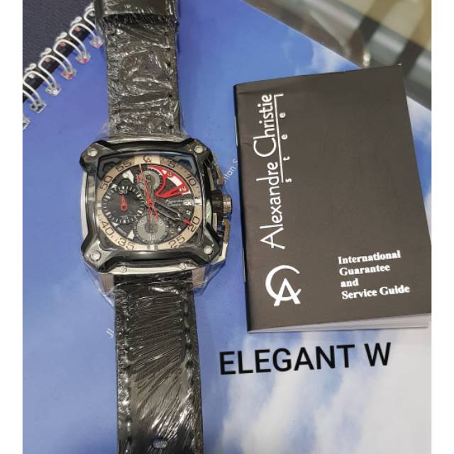 JAM TANGAN ALEXANDER CHRISTIE PRIA ORIGINAL AC 3038MC SILVER