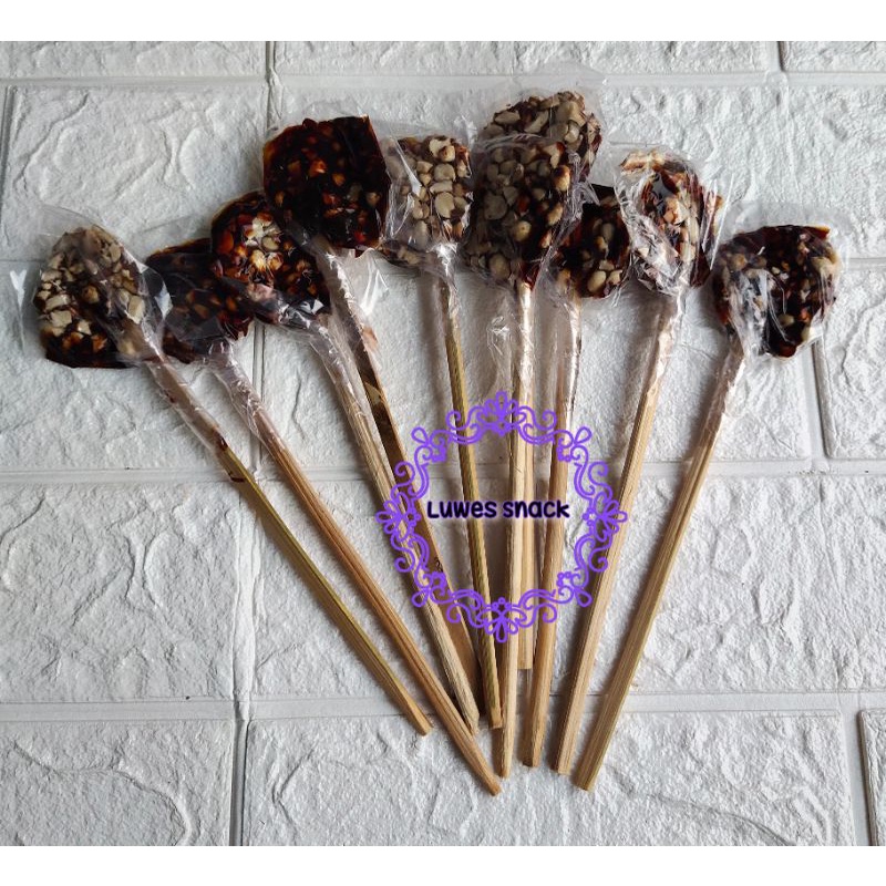 

gulali coklat kacang isi 10pcs-jajan jadul - permen jadul-gulali jadul-jajanan anak