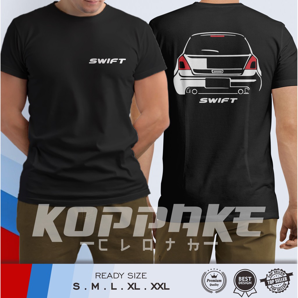 Kaos Mobil Suzuki Swift REAR Baju Otomotif
