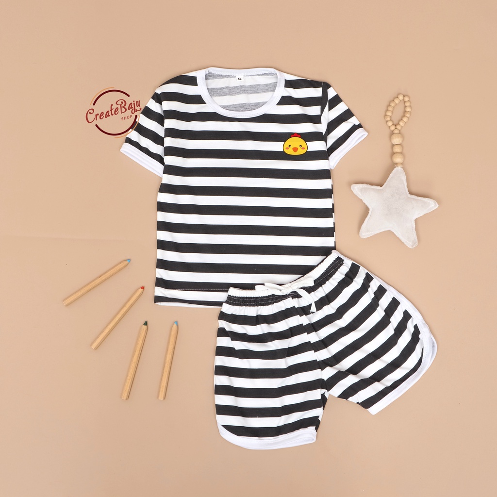 PROMO 7.7 SETELAN ANAK MOTIF SALUR KARAKTER HEWAN SETELAN ANAK POLOS UNISEX LENGAN PENDEK