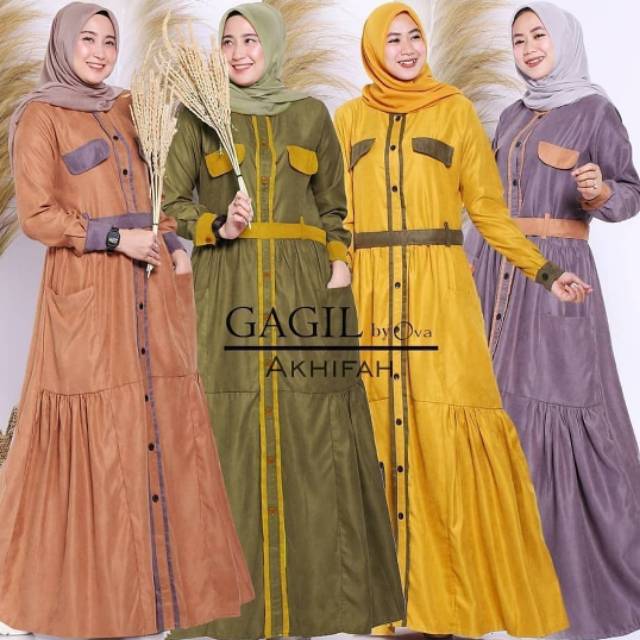 GAGIL DRESS AKHIFAH (dress only) 100% ORI by GAGIL