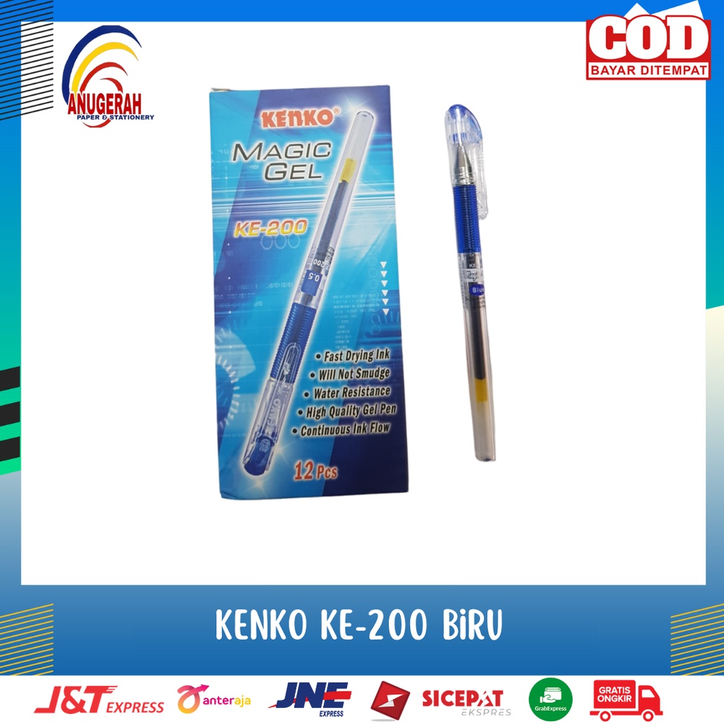 

BOLP GEL KENKO KE-200 BIRU (PCS)