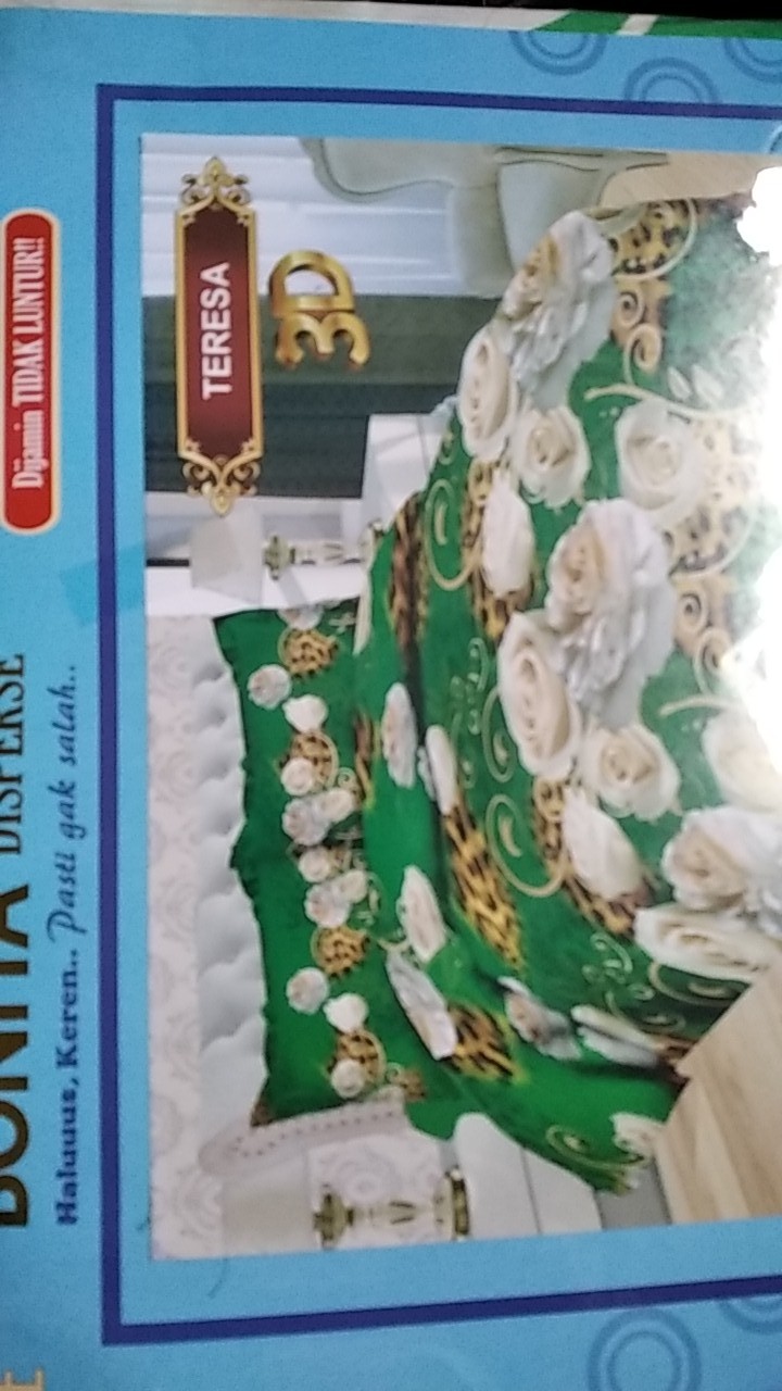 Sprei Bonita (varian A) Single Disperse 3d Ukuran 120x200 Cm