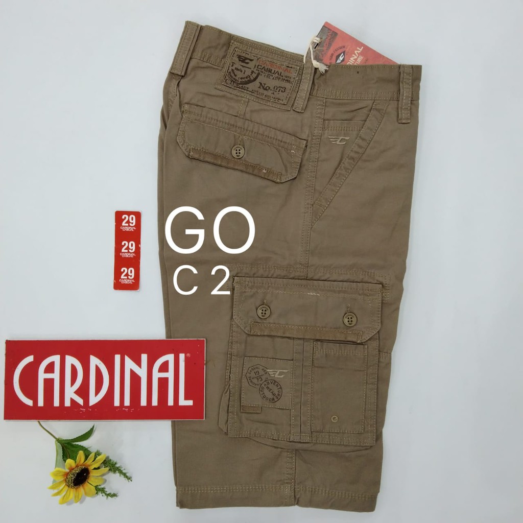 gof 29-KPL 2 CARDINAL KEMPOL CASUAL Celana Pendek Cowok Celana Kempol Fashion Pria Brand Kekinian