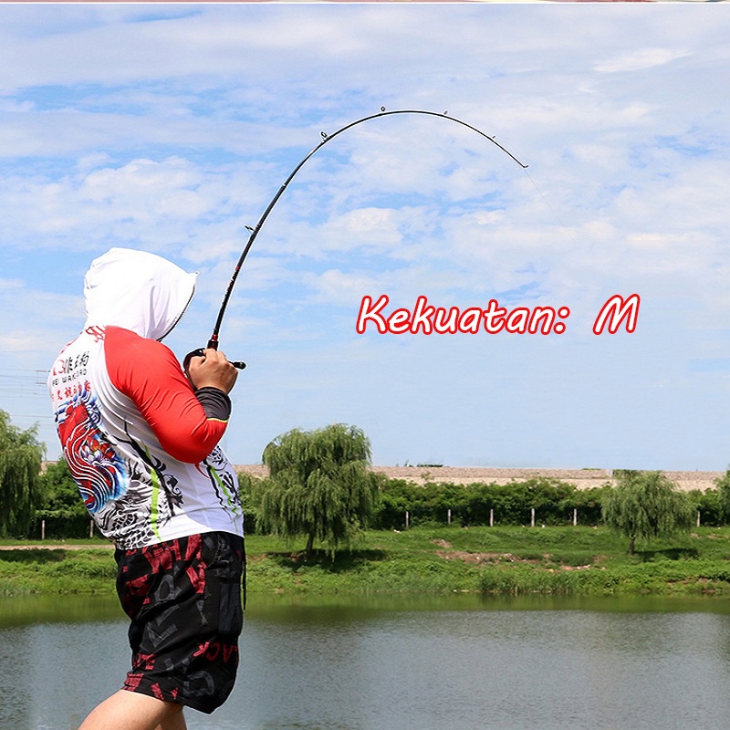 Bahan Logam Spinning Fishing Reel Max Drag 15kg Karbon Fiber Fishing Rod Combo Fishing Joran Pancing 1.65M 1.8M 2.1M  Dengan Dahan Serat Karbon Joran Gulungan Lengan CNC Pancing Set Lengkap Untuk Memancing Joran Umpan Lure Fishing Hook Gift Wheel Pole