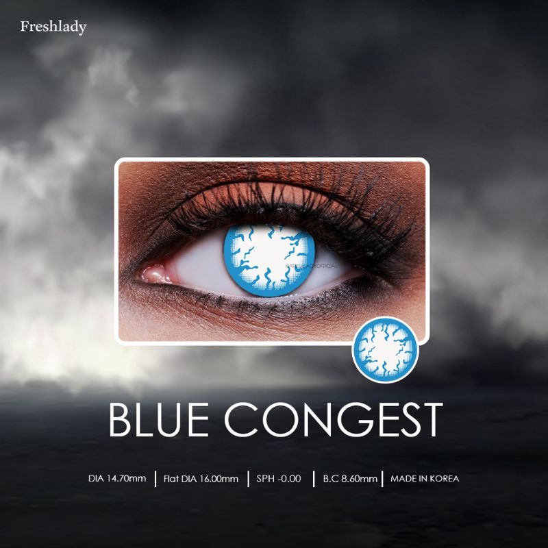 SOFTLENS COSPLAY HALLOWEEN BLUE CONGEST CRAZY LENS