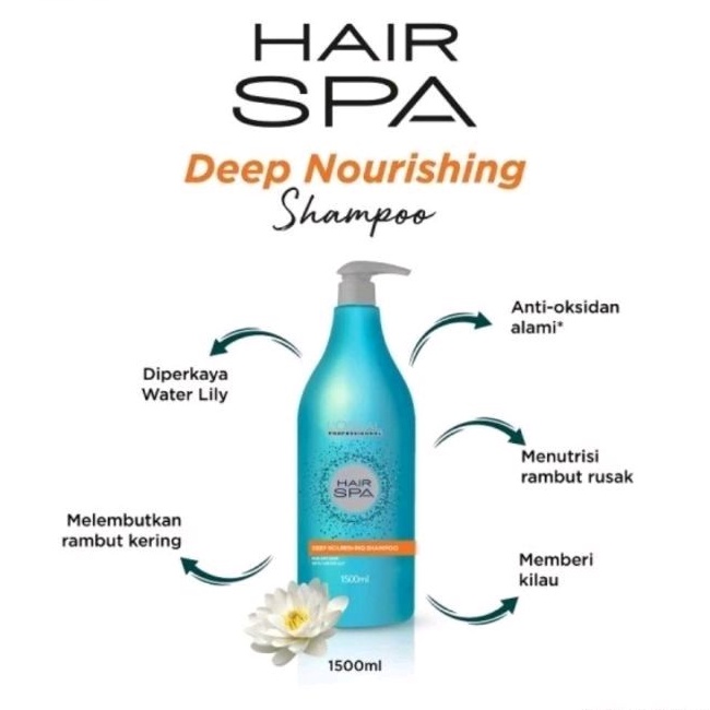 LOREAL HAIR SPA DEEP NOURISHING Sampo 1500ml ((TANPA PUMP)) [] LOREAL HAIR SPA DX Sampo 600ml [] LOR