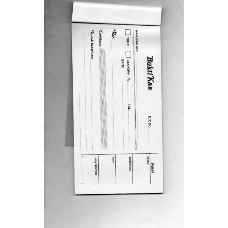 BUKU BUKTI KAS KECIL