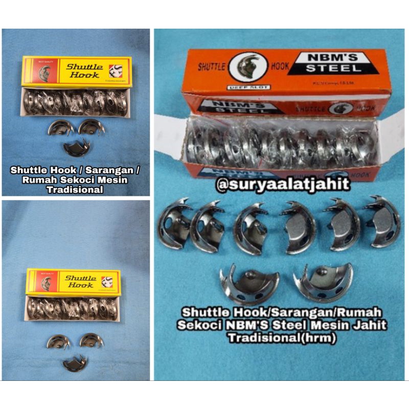 Shuttle Hook/Sarangan Rumah Skoci Mesin biasa =rp.10.500/1pcs