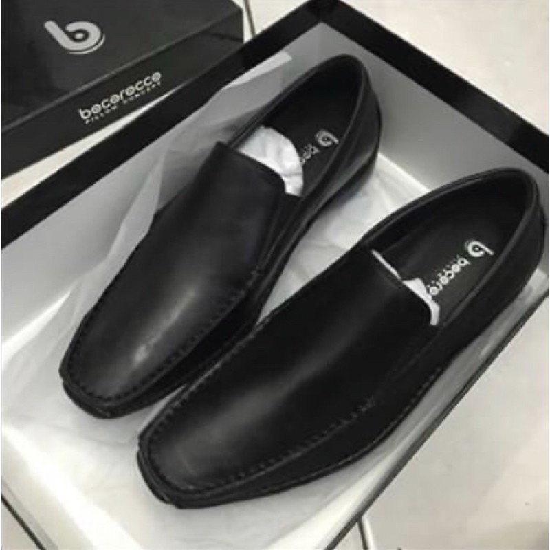SEPATU PRIA BOCOROCCO ASLI ORIGINAL BLACK HITAM SIZE 39 | COD Welcome