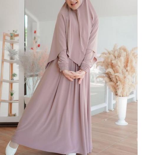 ♢ Gamis Anak Perempuan Usia Remaja Umur 10 11 12 13 14 Tahun // Kirana Syar'i Kids Tanggung Matt Mos