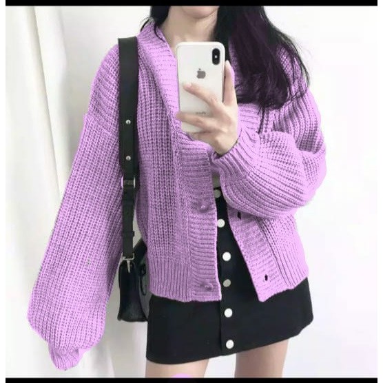 FX SHOP CARDI ALLESYA RAJUT PREMIUM HQ / CARDIGAN RAJUT / OUTER RAJUT