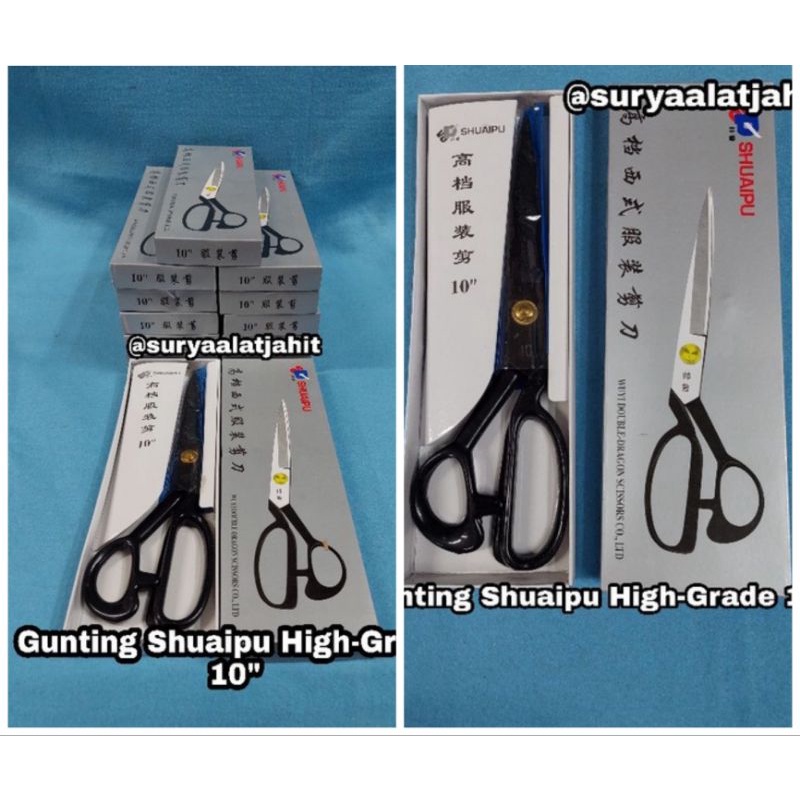 Gunting Shuaipu 10in (25cm) High-Grade =rp.59.500/1pcs