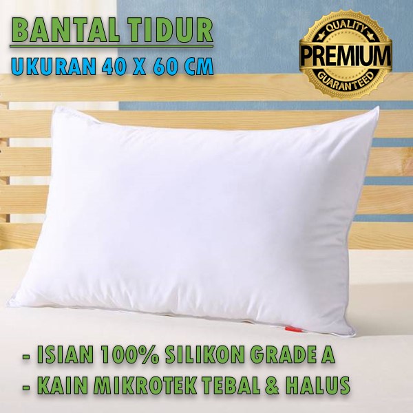 Bantal Tidur Kepala 100% Silikon Kualitas Hotel