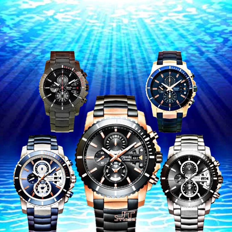 AC6455 Jam Tangan Pria Alexandre Christie AC 6455 Original