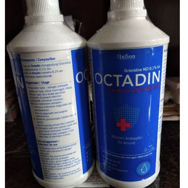 octadin antiseptik HCL 0.1%, Antiseptik untuk luka 1 liter