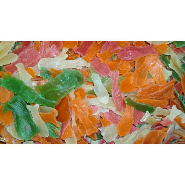 

Krupuk ikan warna warni mentah 250 gr