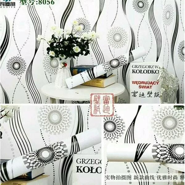 WALLPAPER STICKER DINDING MOTIF CAKRA