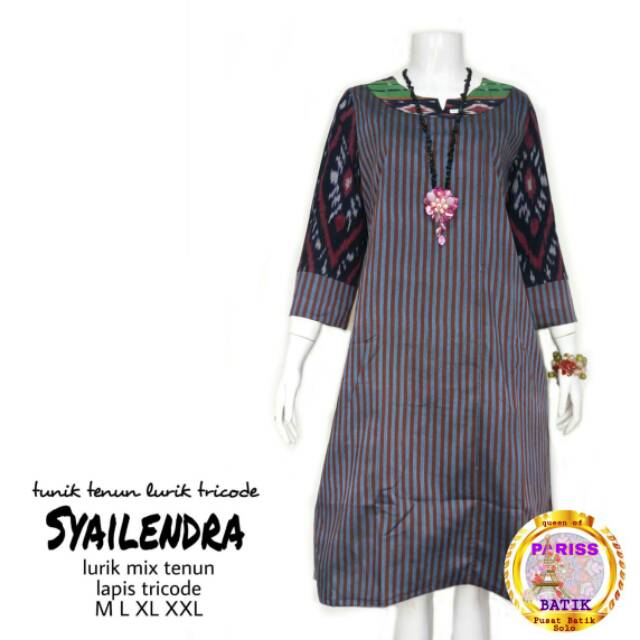 Syailendra Tunik // Lurik mix Tenun // All size fit M L XL XXL